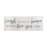 Stratton Home Decor Love You Longer Oversized Wall Art S21062
