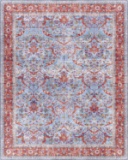 Surya Traditional Iris Polyester 7'6