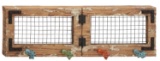 Elegant And Beautiful Style Wood Metal Wall Hook Home Decor 18158