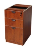 Boss Wood Pedestal In Cherry Finish N166-C