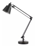 Cal Lighting 60W Udbina Dark Bronze Desk Lamp With Adjust Arms BO-2165TB-DB