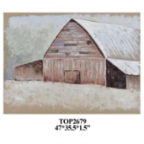 Crestview Hand Painted Linen Wall Art In Multi Finish CVTOP2679