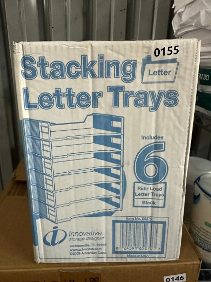 Stacking Letter Trays 6 Pack