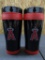 Los Angeles Angels Metal Black Tumbler NEW MLB Licensed Box156