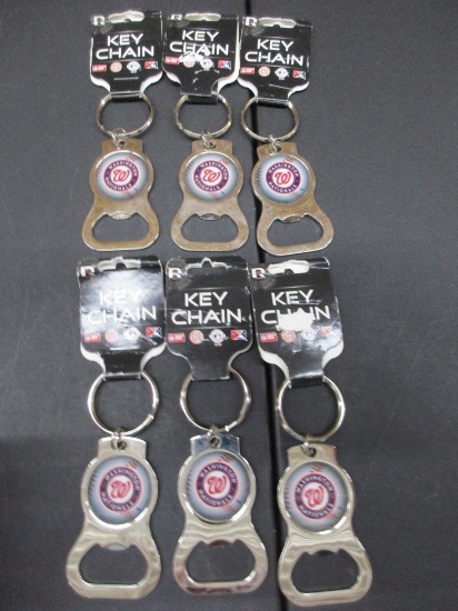 Washington Nationals Bottle Opener Keychains MLB Licensed Box 129