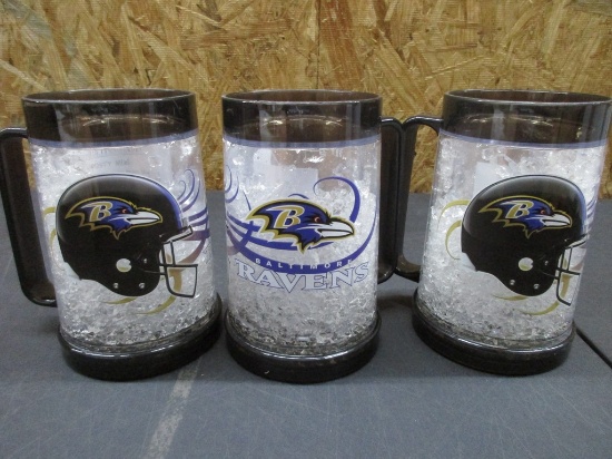 Baltimore Ravens 2 Sided Freezer Mug NEW NFL Licensed Box 152