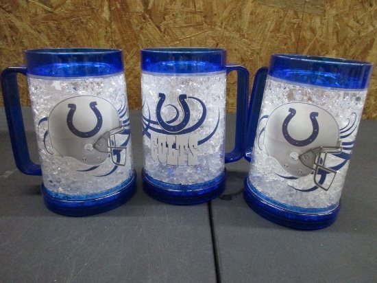 Indianapolis Colts 2 Sided Freezer Mugs NEW NFL Licensed Box159
