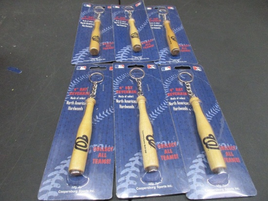 Washington Nationals 4" Wood Bat Keychain Brand New Box 171