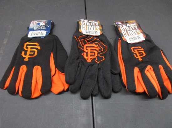 San Francisco Giants MLB Utility Gloves 3 Styles NWT Box 174