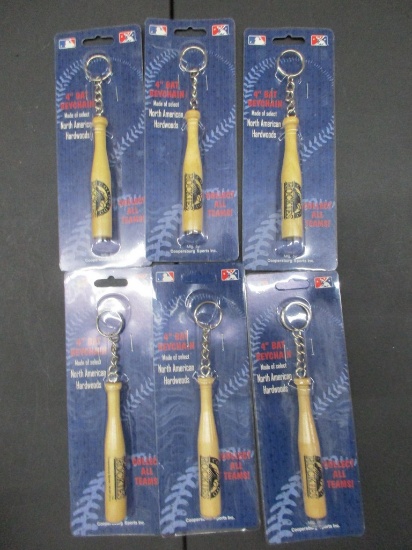 Colorado Rockies MLB 4" Wood Bat Keychain Brand New Box 177