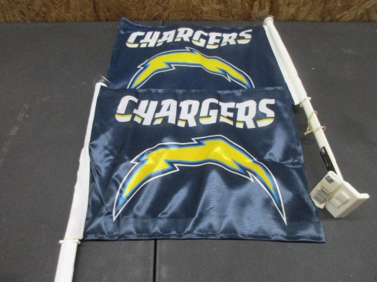 Los Angeles Chargers Car Flag Brand New Box 178