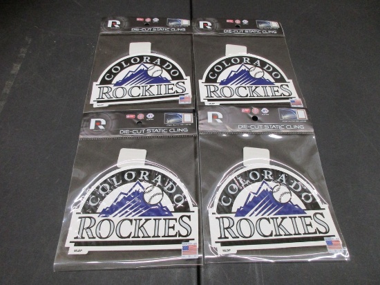 Colorado Rockies MLB Die Cut Static Cling NEW Box 187