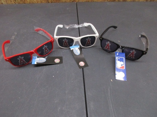Los Angeles Angels Red Black White Framed sunglasses NEW Box 25
