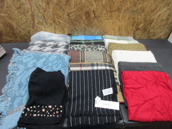 Mixed Brands & Styles Winter Scarves New with tags Box 84