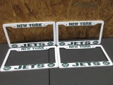 New York Jets NFL Plastic License plate Frames Brand New Box 179