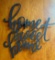 Home Sweet Home Metal Sign