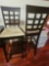 Upholstered Wood Barstools