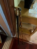 24K Gold Top and Bamboo Walking Cane