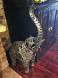 4' Metal Elephant Sculpture