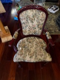 Upholstered Wood Chair