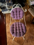 Cushioned Metal Chair