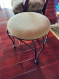Cushioned Metal Stool