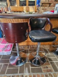 Leather Cushioned Barstools