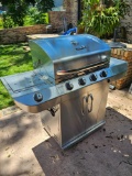 Char-Broil Propane BBQ Grill with Side Stove