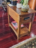 Wood Side Table