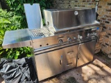 Members Mark Propane BBQ Grill with Side Stove with King Kong Cover