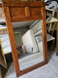 Wood Frame Dresser Mirror