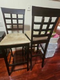 Upholstered Wood Barstools