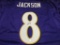 Lamar Jackson of the Baltimore Ravens signed autographed football jersey PAAS COA 936
