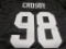 Maxx Crosby of the LV Raiders signed autographed football jersey PAAS COA 860