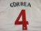 Carlos Correa of the Minnesota Twins signed autographed baseball jersey PAAS COA 696