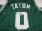 Jayson Tatum of the Boston Celtics signed autographed basketball jersey PAAS COA 085