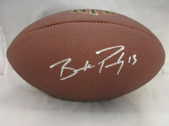 Brock Purdy of the San Francisco 49ers signed autographed full size brown football PAAS COA 055