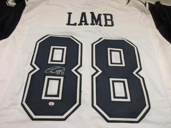 CeeDee Lamb of the Dallas Cowboys signed autographed football jersey PAAS COA 944