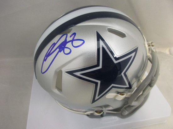 CeeDee Lamb of the Dallas Cowboys signed autographed mini football helmet PAAS COA 754