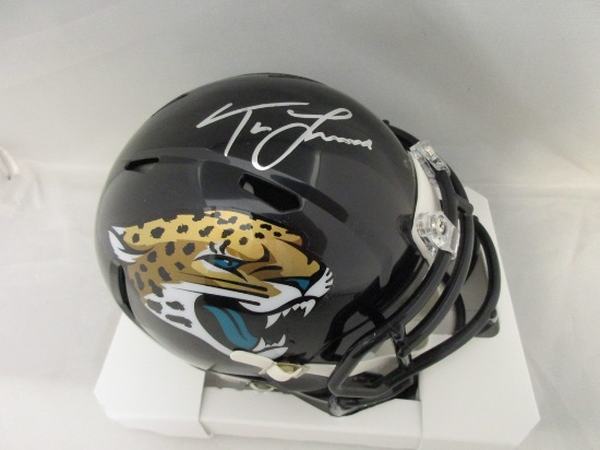 Trevor Lawrence of the Jacksonville Jaguars signed autographed mini football helmet PAAS COA 770