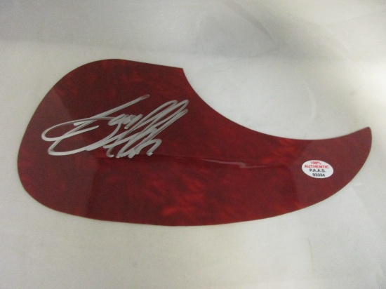 Jason Aldean signed autographed guitar pick guard COA 334