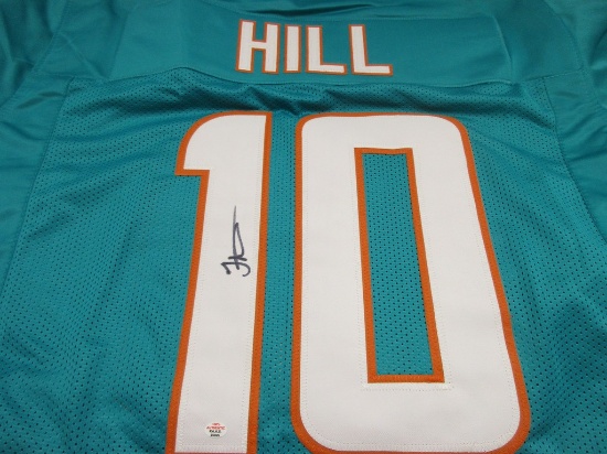 Tyreek Hill of the Miami Dolphins signed autographed football jersey PAAS COA 025
