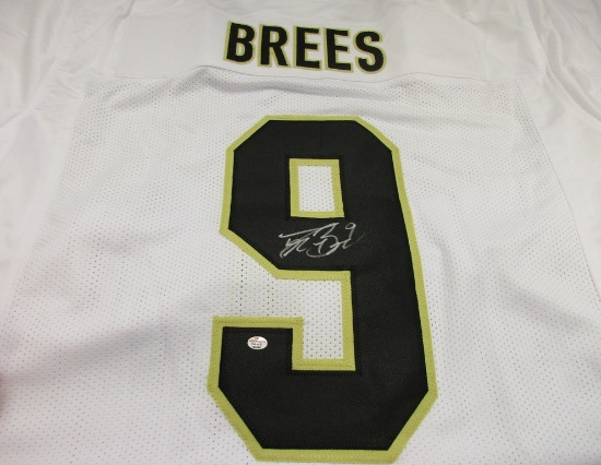Drew Brees of the New Orleans Saints signed autographed football jersey PAAS COA 236