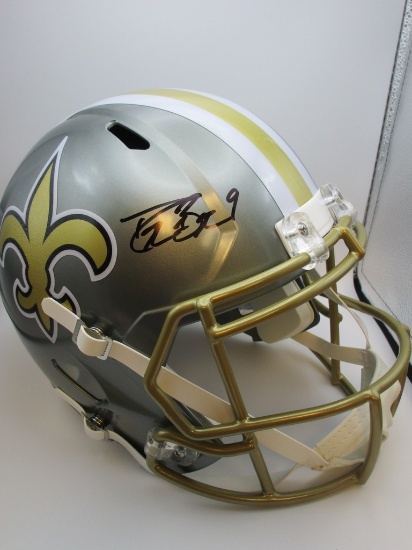 Drew Brees of the New Orleans Saints signed autographed full size helmet PAAS COA 160