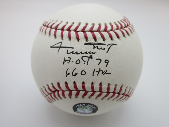 Willie Mays of the SF Giants signed autographed baseball HOF 79 / 660 HR Say Hey Authentic Holo