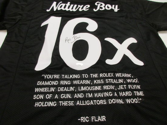 Ric Flair WWE signed autographed quote jersey JSA COA Sticker 418