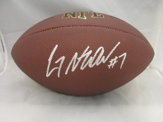 CJ Stroud of the Houston Texans signed autographed full size brown football PAAS COA 492