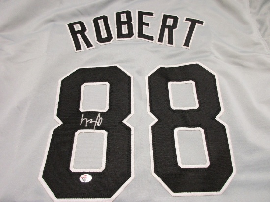 Luis Robert of the Chicago White Sox signed autographed baseball jersey PAAS COA 093