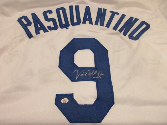 Vinnie Pasquantino of the KC Royals signed autographed baseball jersey PAAS COA 409