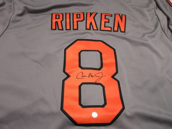 Cal Ripken Jr of the Baltimore Orioles signed autographed baseball jersey Ripken Authentic Holo